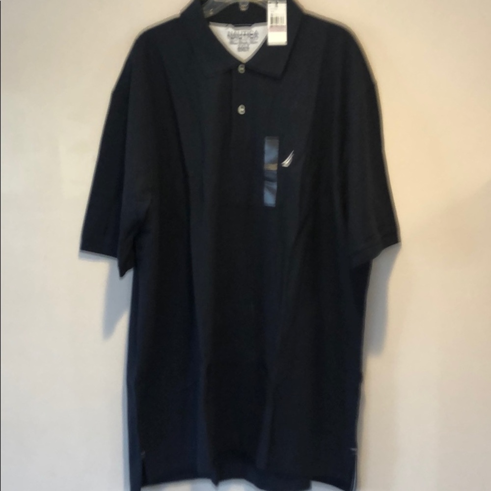 Nautical Polo Deck Shirt 2XLT